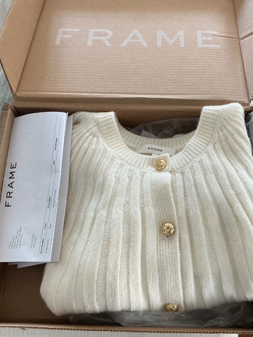 NWT Frame Flutter Cardi - Picture 5 of 5